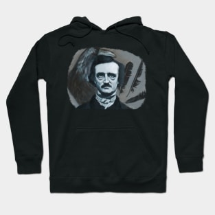 Edgar Allan Poe Portrait Painting Hoodie